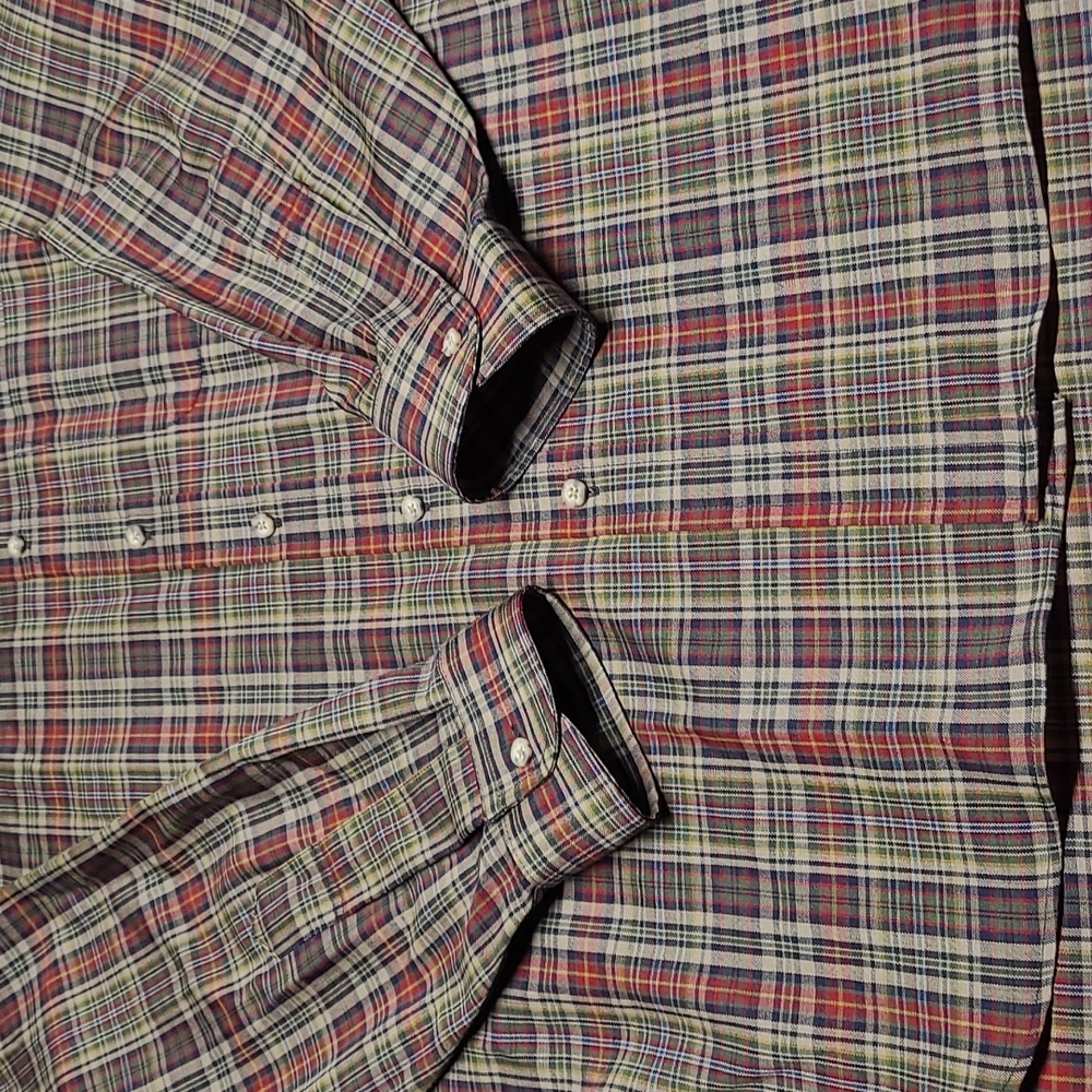 Pendleton wool long sleeve shirt plaid READ description - Picture 5 of 8